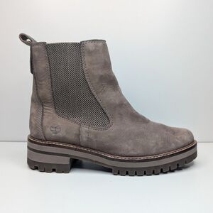 Timberland Taupe Chelsea Lug Sole Ankle Boot